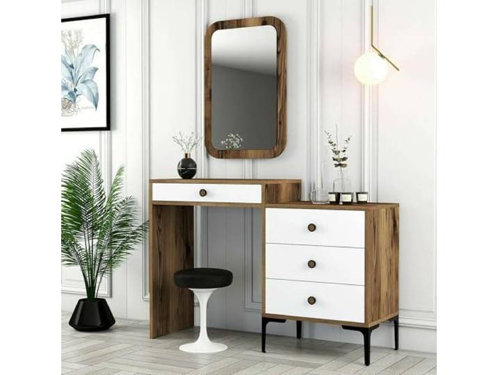 Dmora Konsole Nova 124x40x84,7 cm Braun 2 Regale