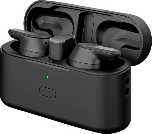 EPOS ADAPT E1 In Ear Headset Kabellos, Bluetooth Stereo Schwarz Noise Cancelling, Mikrofon-Rauschunterdrückung Headset, Ladecase