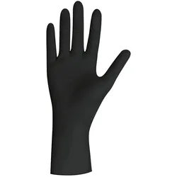 Select Black U.-Handschuhe Gr. M Latex unsteril puderfrei schwarz (100 Stck.)