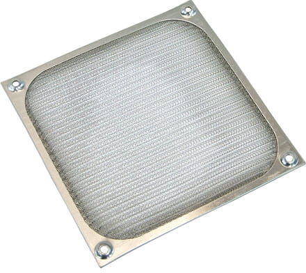 Aquatuning Phobya L&uuml;fterfilter 140mm Farbe silber