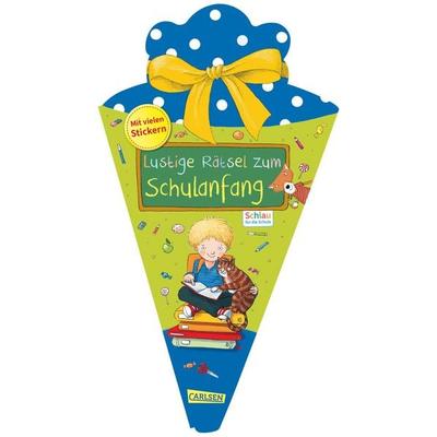 Schlau für die Schule: Lustige Rätsel zum Schulanfang (Schultüte blau), Taschenbuch von Christine Mildner, Carlsen, 978-3-551-19289-9