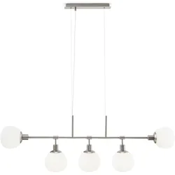 Pendelleuchte Erich Weiß/Nickelfarben max. 40 Watt