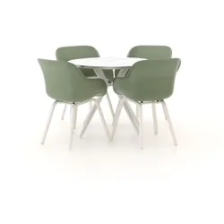 Hartman Le Soleil Element/Sora ø 90 cm Gartenmöbel-Set 5-teilig