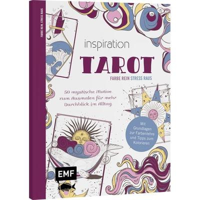 Inspiration Tarot – 50 mystische Motive zum Ausmalen für mehr Durchblick im Alltag, Taschenbuch von , Edition Michael Fischer / EMF Verlag,