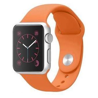 Tactical Strap Apple Silicone Band for Apple Watch 44mm / 42mm Orange (42 mm, 44 mm, Silikon) (TACTICAL)