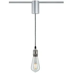 Paulmann URail Universal Pendel-Adapter, max. 100W, max. 3kg belastbar, Chrom matt PAUL-95494