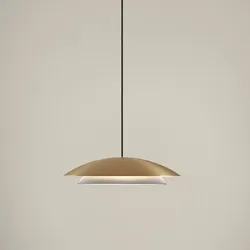 LEDS C4 Pendelleuchte NOWAY SMALL LED 16,5W 2700K MATTGold 618lm LEDS-00-8392-DN-05