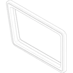 BOSCH Ersatzteil TTNR: 8738804657 Dichtung Serv.deckel Wanne CLA-1 everp