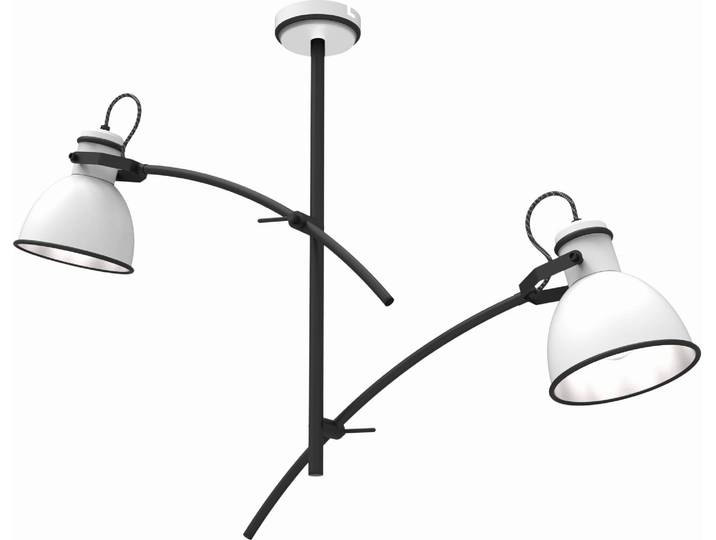 Candellux ZUMBA Deckenleuchte schwarz 2xE14