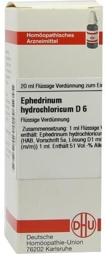 DHU Ephedrinum Hydrochl. D6 Dilution 20ml