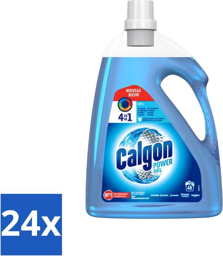 Calgon Entkalkungsgel für Waschmaschinen, 2,25 Liter - Vorteilspack - 24 Stücke
