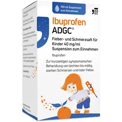 Ibuprofen Adgc Fieber U.schmerzsaft Kinder 40mg/ml 100 ml