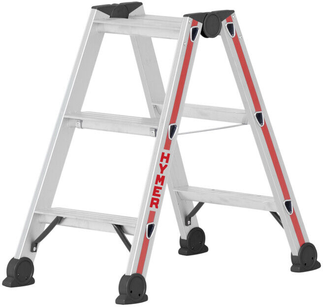 Escabeau double à marches, 2x3 marches Hymer (412406)