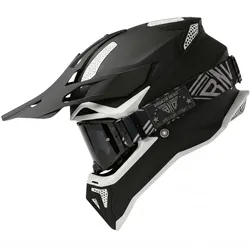 Broken Head Crosshelm BND-Stealth Schwarz + BND Battle Brille Schwarz L (59-60 cm)
