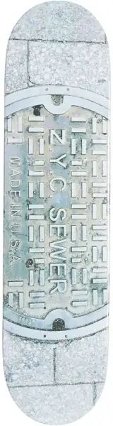 Skateboard Deck Zoo York City (8" - Z.y.c. Sewer)