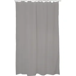 Duschvorhang Egzona 100% Polyester Schiefer 1200x2000 mm 8 Ösen Evenes