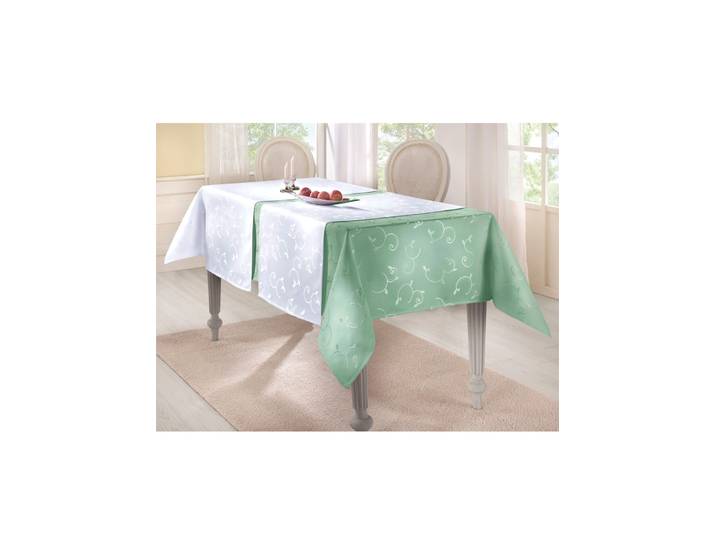 Tischdecke DOHLE Gr. 2, grün (lindgrün), B:50cm L:140cm, Tischdecken, Tischdecke