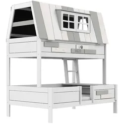 Lifetime Abenteuerbett 120cm   ¦ weiß ¦ Maße (cm): B: 215 H: 227 T: 152.0