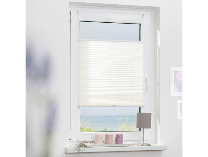 Store plissé Salvaterra IV 100 x 130cm Blanc
