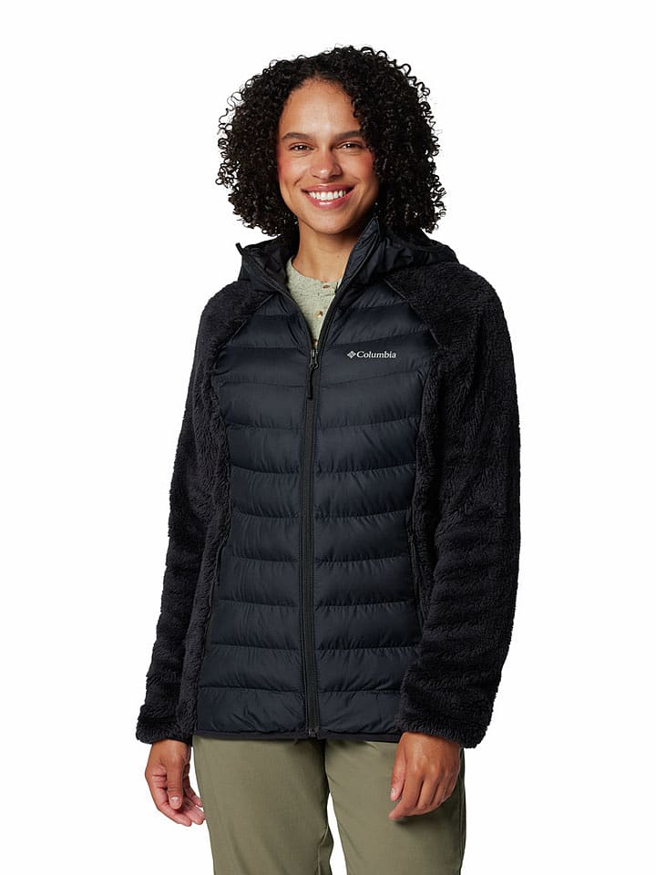 Columbia Funktionsjacke "Powder Lite II Sherpa" in Schwarz - XL