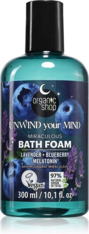 Organic Shop Unwind Your Mind anti-stress bubble bath 300 ml