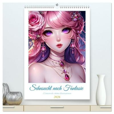Sehnsucht nach Fantasie (hochwertiger Premium Wandkalender 2026 DIN A2 hoch), Kunstdruck in Hochglanz