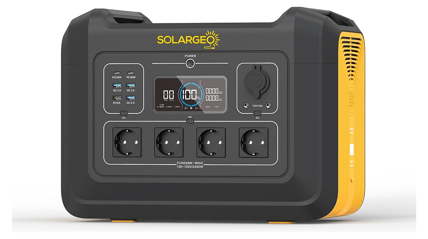 Tragbare elektrische Batterie - Kapazität 2232 Wh - 2400 W - ELECFULL