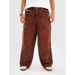Empyre Ultra Wide Cord Distress Hose dark red Gr. 28