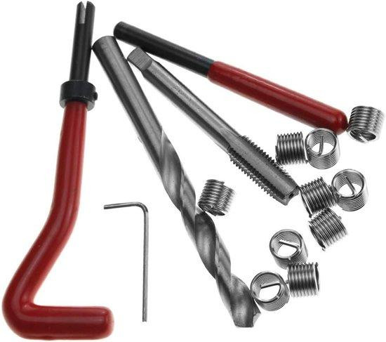 Schroefdraad Reparatie Set voor Metaal Herstellen - 20 Delig - Metrische Maten