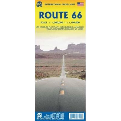Route 66, Karte von , International Travel Maps, 978-1-77129-854-4