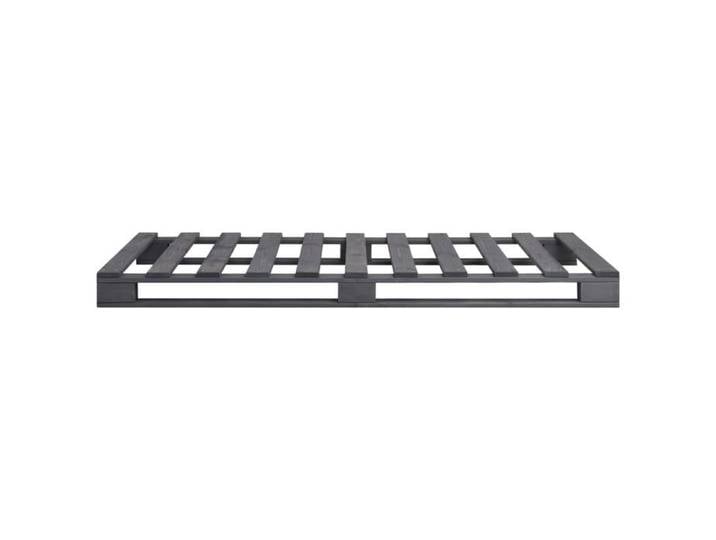 Magnifique Cadre de lit simple - Sommiers à lattes - pour adulte - de palette Gris Bois de pin massif 90x200cm 6680