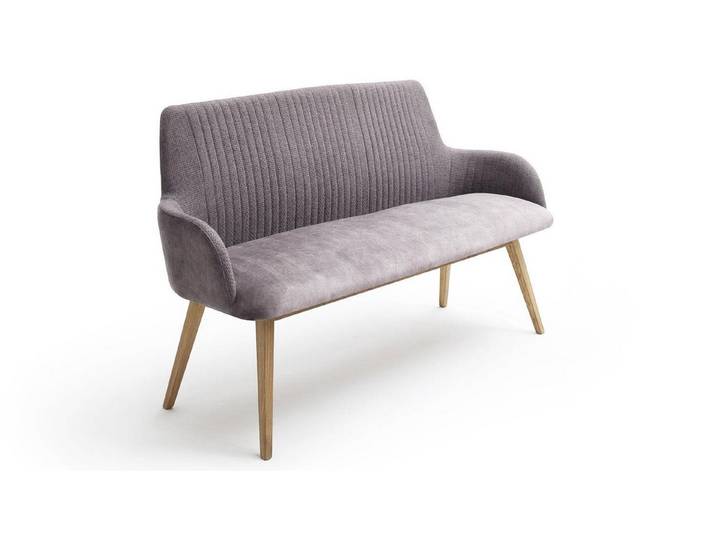 MCA furniture Polsterbank Polsterbank Oklahoma Sitzbank Bezug Stoff cappuccino 157 cm