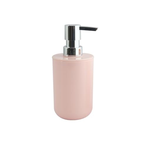 MSV Inagua Zeepdispenser met pomp, pastelroze, B/D/H: 7 x 7 x 16 cm