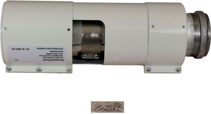 Wolf Luft-/Abgasrohr DN63/96 L:270mm 2600135 mit Revisionsöffnung