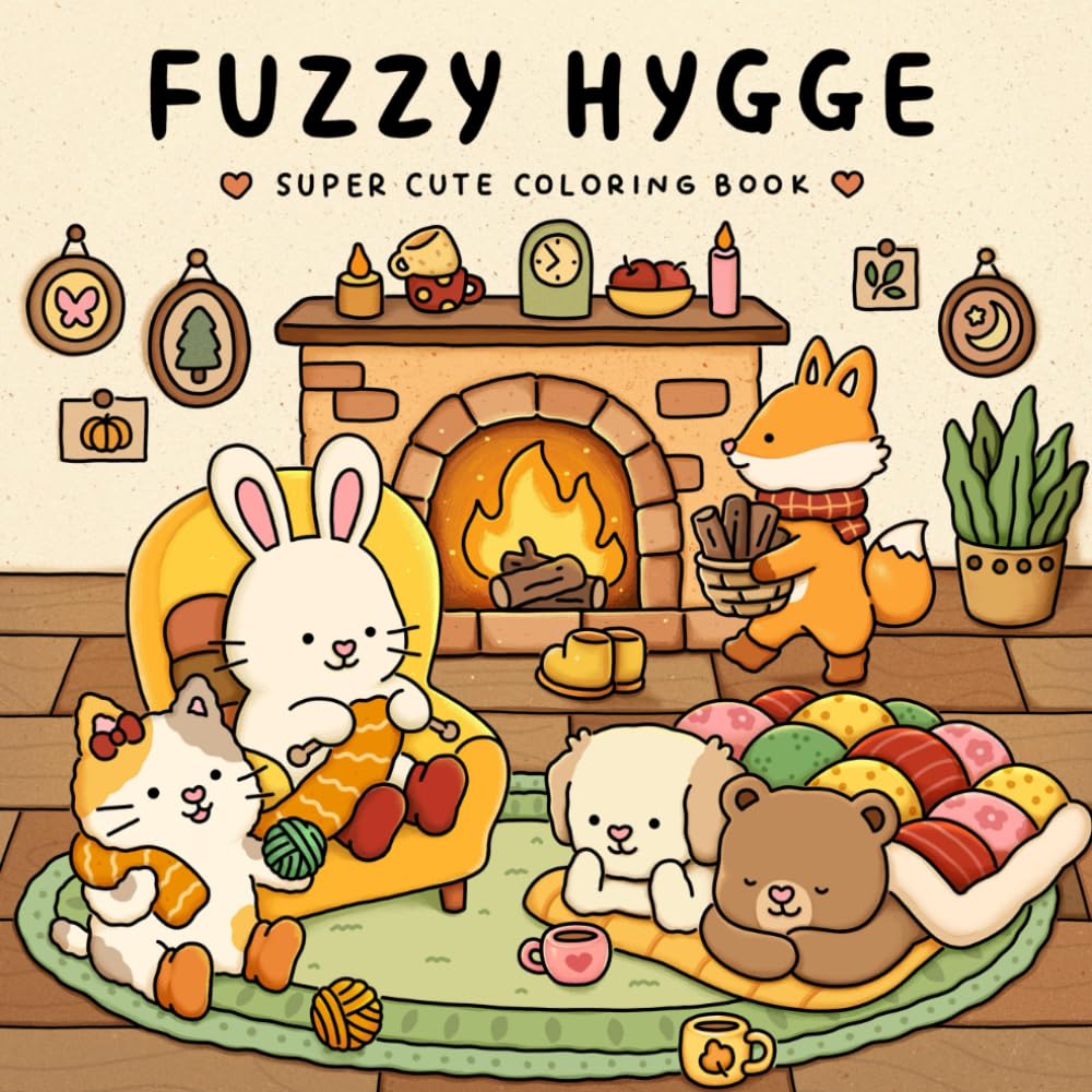Vivi Tinta - Fuzzy Hygge: Cute and Cozy Coloring Book for Adults & Teens Featuring Adorable Animals Characters for Stress Relief (Fuzzy Friends Coloring, Band 2) - Preis vom 05.10.2026 03:47:11 h