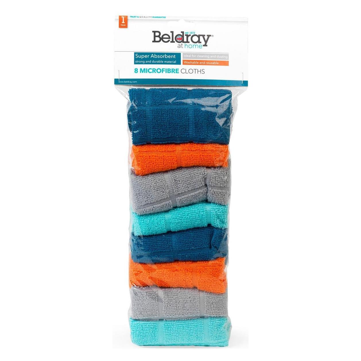 Beldray LA066374FEU7 SUPER ABSORBENT MICROFIBRE CLOTHS (8 Stk.) (LA066374BEU7)