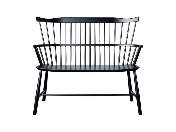 FDB Møbler Banc J52D Beech black painted