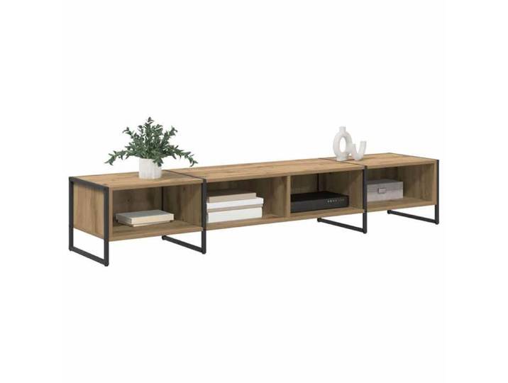 CHIC Marron Meuble TV Moderne - ZENCORE - MEUBLE DE SEJOUR - Cabinet TV - Chêne artisan 170 5x36x30 5cm - Bois d'ingénierie 9738