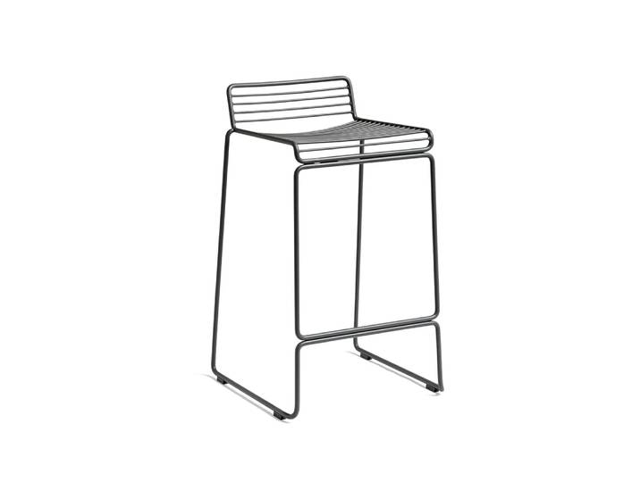 HAY Chaise de bar Hee 65 cm Asphalt grey
