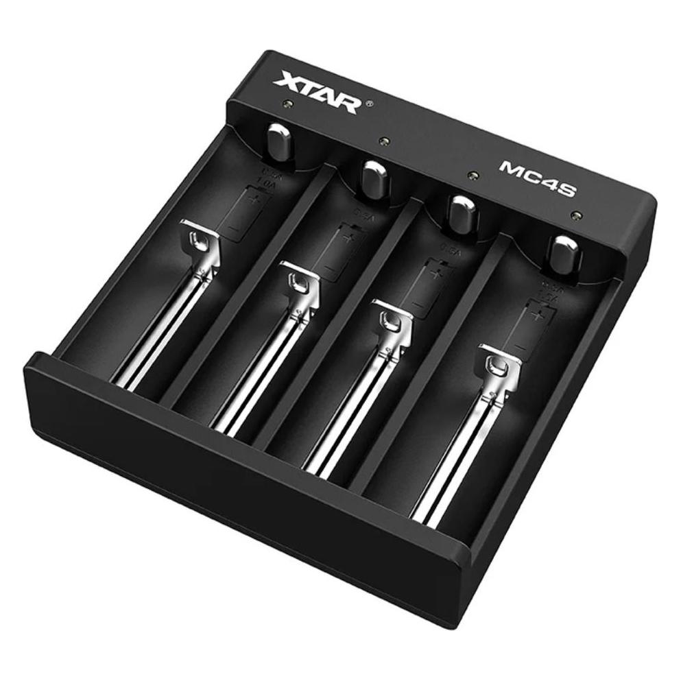 Xtar VC2 Micro USB Ladegerät, Li-Ion, 2 slot, LCD Display (1 Stk., AAA, Ladegerät inkl. Akku) (15678895)