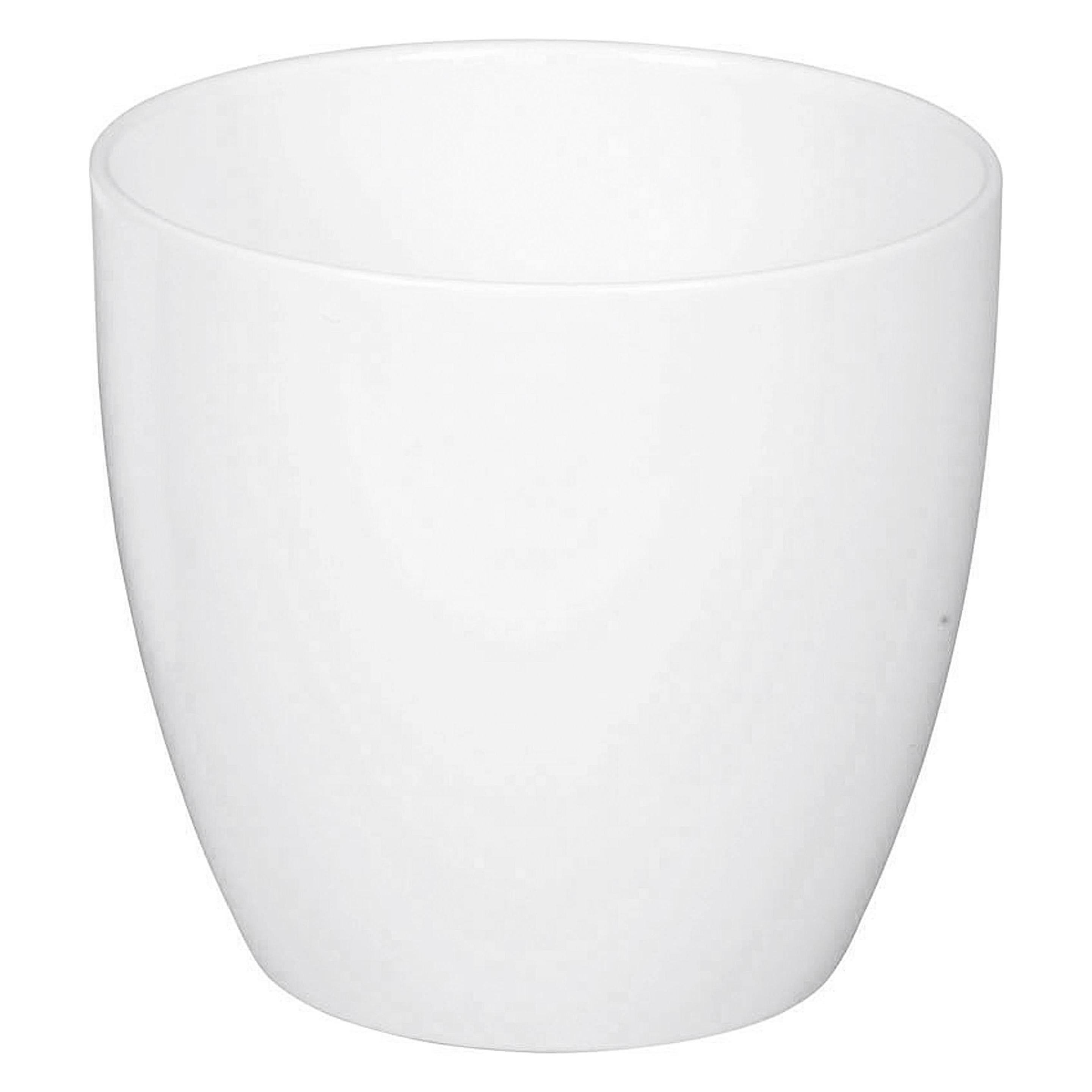 Scheurich Übertopf Alaska Keramik Ø22cm weiss (22 x 19 cm) (27811)
