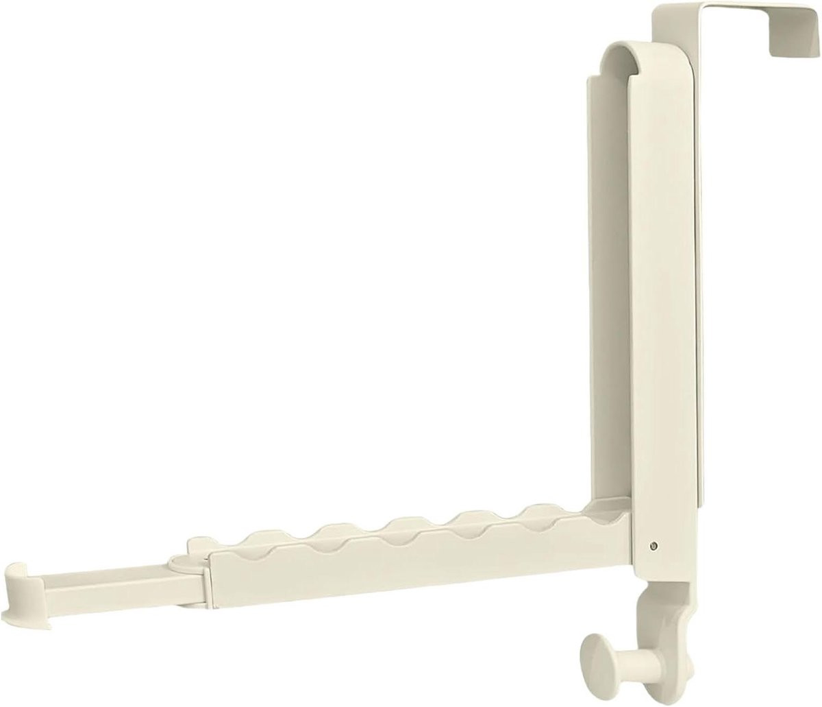 Merkloos Aluminium Legering Droogrek Over Deur met 6 Groeven voor Ruimtebesparing