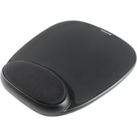 Gel Mousepad mit Handballenauflage, Mauspad schwarz, Retail