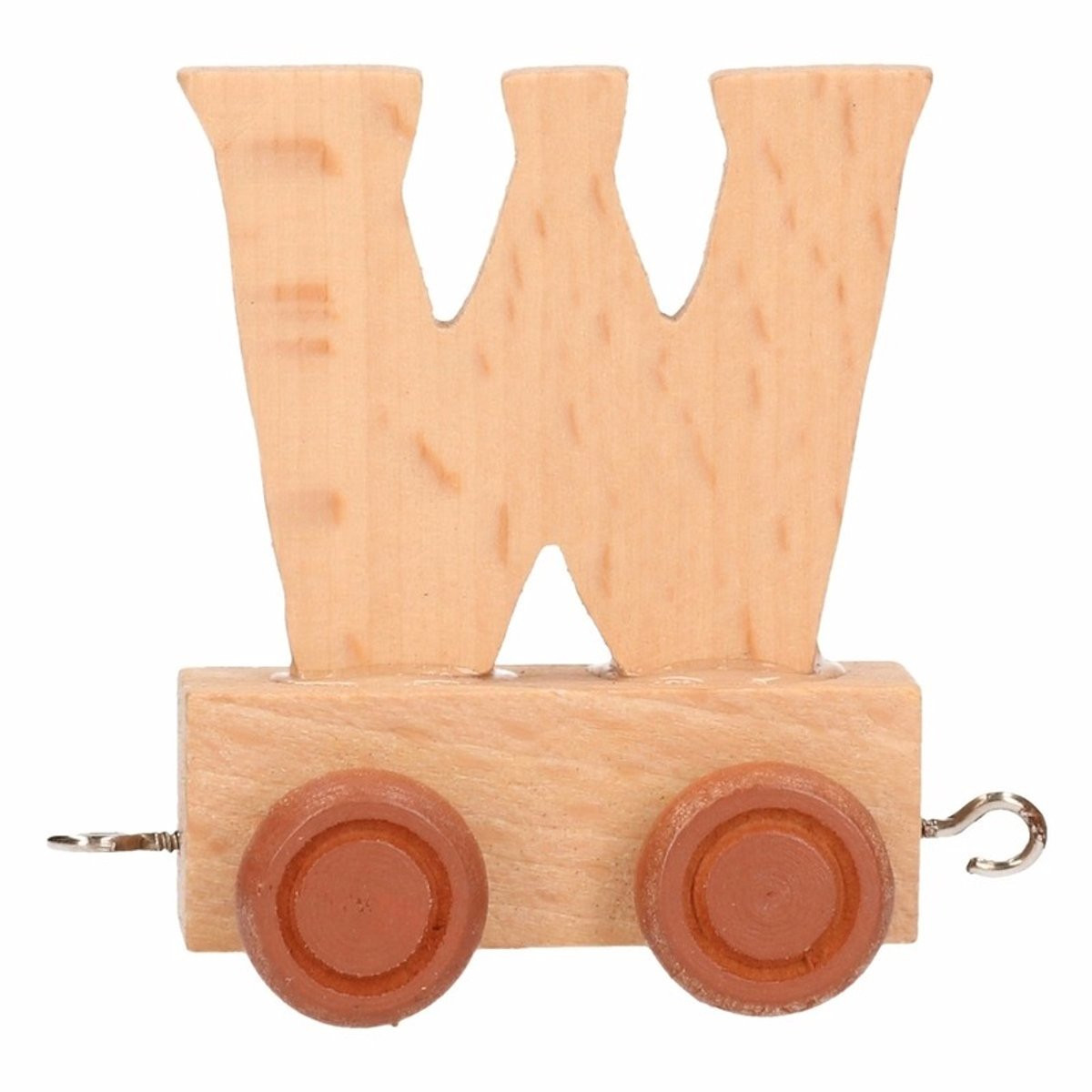 T & F Creations Houten Letter Trein W voor op tafel