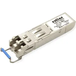 Roline Mini-GBIC Modul LX/LC, Singlemode 10km, Transceiver, Silber