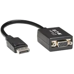 Eaton DisplayPort to VGA Active Adapter Video Converter M/F 6inch 15.24cm (DisplayPort), Video Adapter, Schwarz