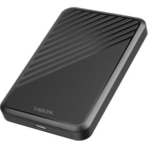 LogiLink Festplattengehäuse UA0458, USB-C /-A 3.0, SATA, HDD & SSD, für 2,5 Zoll