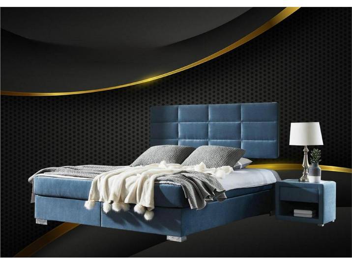 Xlmoebel Boxspringbett Luxus Bett für Doppelzimmer, gepolstert, elegantes Design (Bett), Hergestellt in Europa