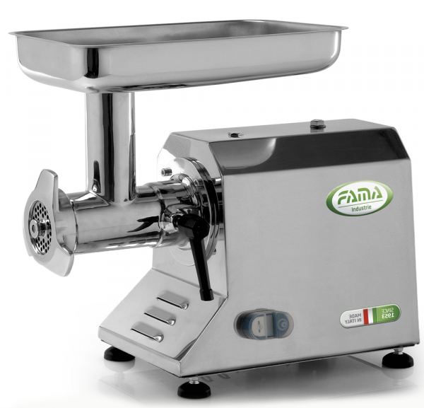 Fama Industrie Fama TIK12 UNIKO - Hachoir à viande électrique - Corps et groupe de hachage en acier inox - 230V