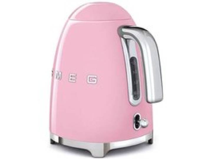 Smeg Bouilloire Électrique KLF03PKEU 1 7 L Filtre Anticalcaire Lavable Arrêt Automatique de Sécurité Indi BOUILLOIRE ELECTRIQUE
